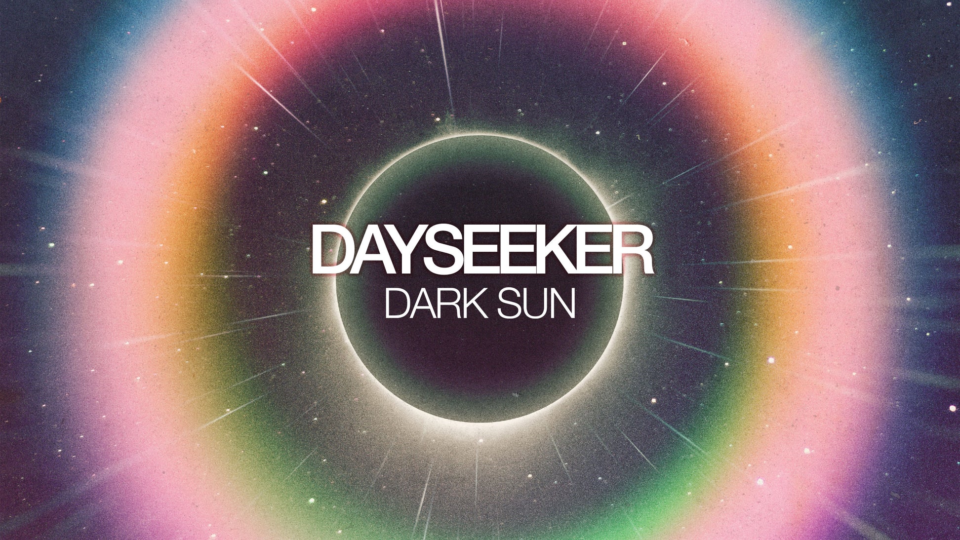 Dark Sun's album cover: a psychodelic picture of a black sun